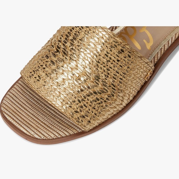 Sam Edelman Gold Slide Sandals size 11 - Picture 6 of 7